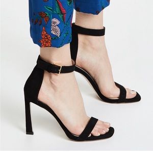 NIB Stuart Weitzman 100 Square Nudist Heels